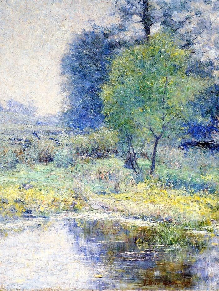 John Ottis Adams Spring Landscape 1895